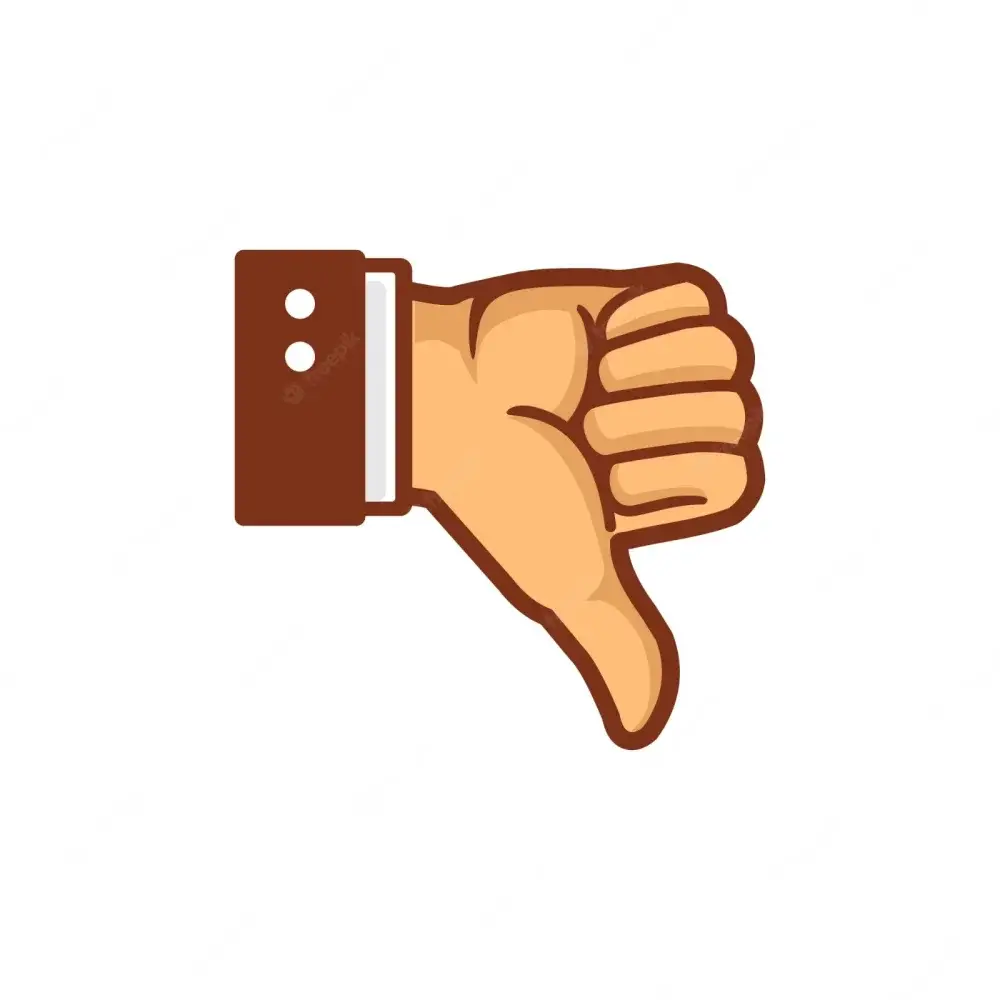 Icono de dislike